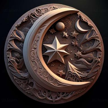 3D model Lunar Silver Star Harmony game (STL)